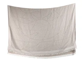 Hermès Cavales Chevron Knit Throw Blanket