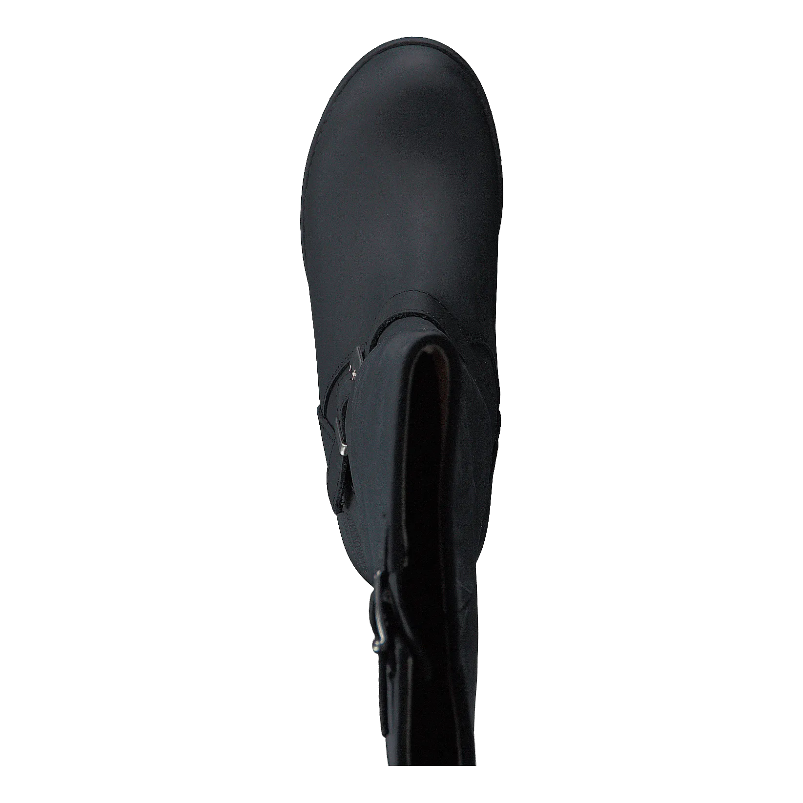 High Platform Boot Black / Shiny Silver
