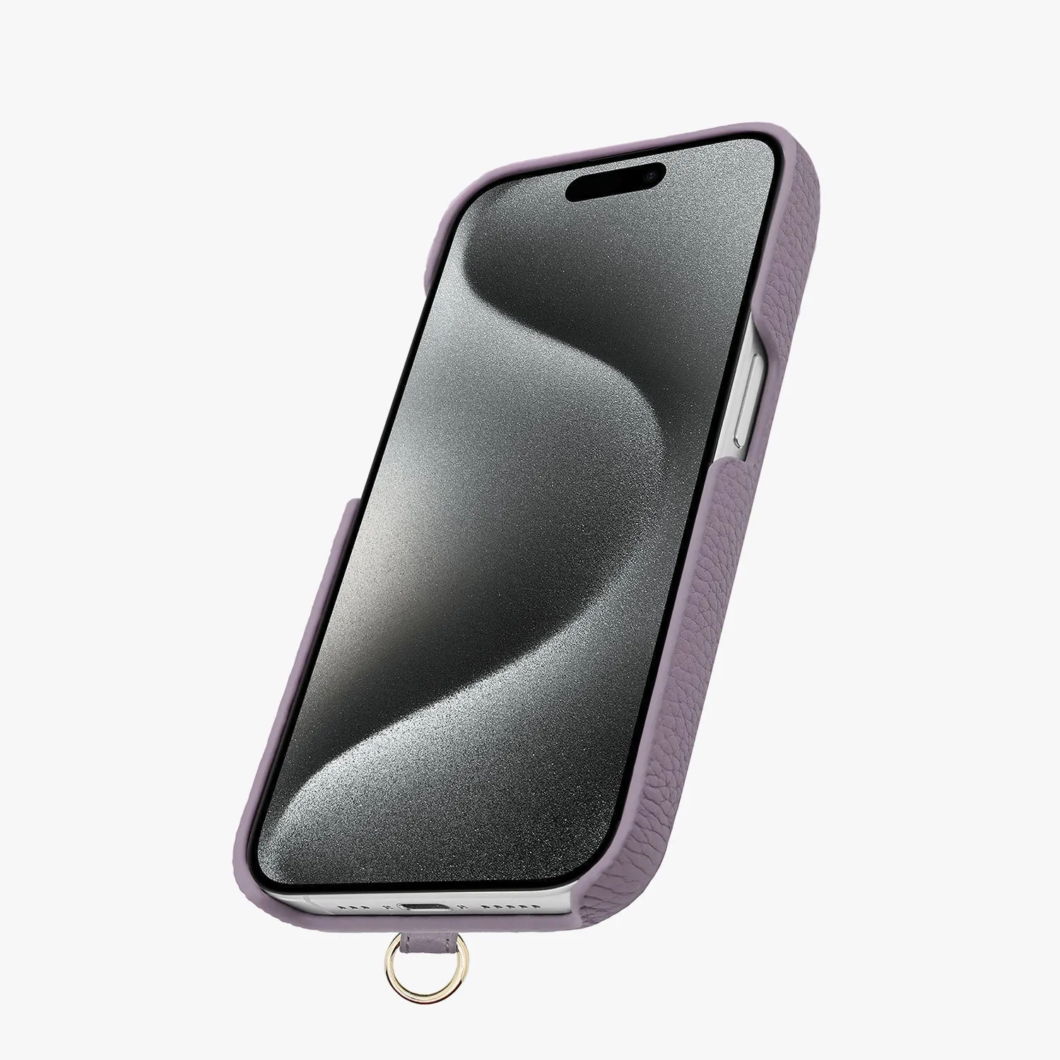 iPhone 14 Leather Sling Card Case