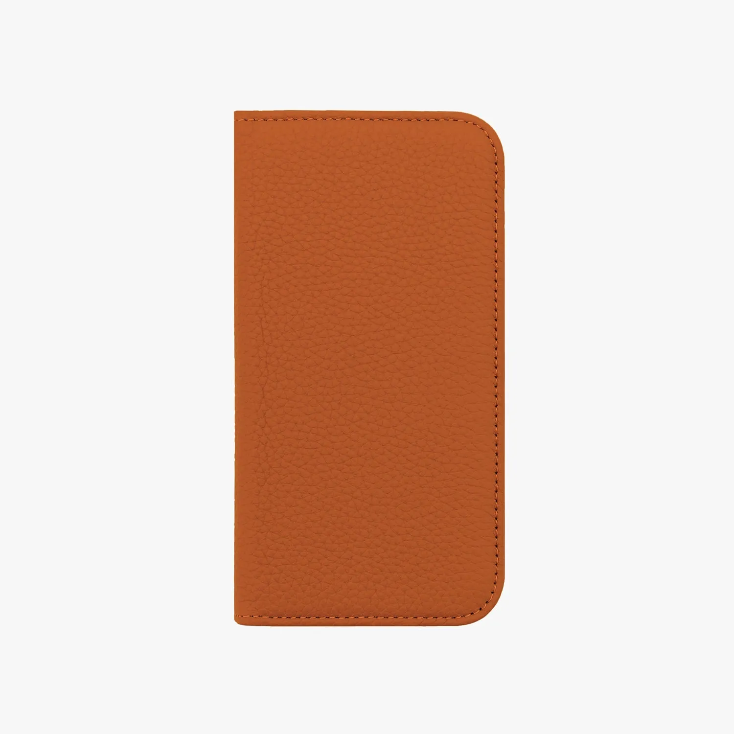 iPhone 15 Plus MagSafe Leather Flip Cover with Leather Case