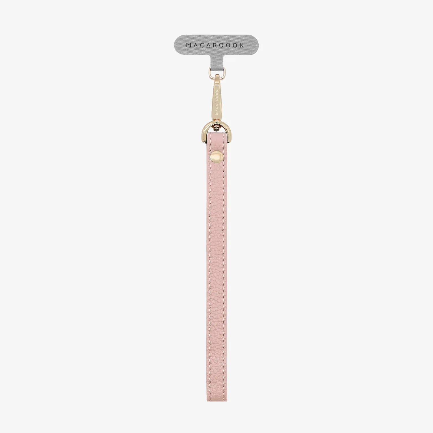 iPhone 15 Pro Max Clear Case with Wrist Leather Strap
