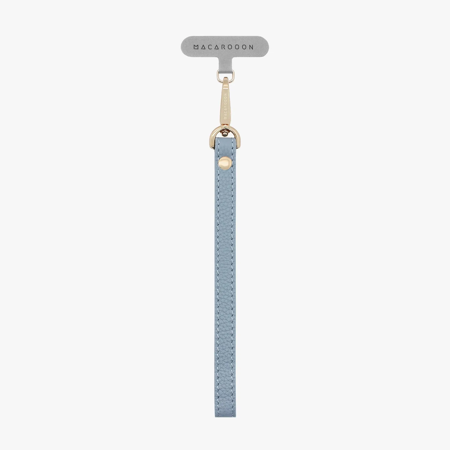 iPhone 15 Pro Max Clear Case with Wrist Leather Strap