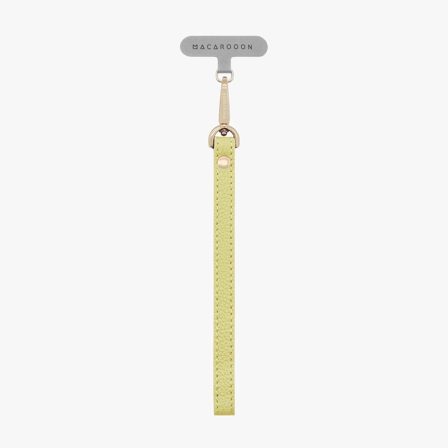 iPhone 15 Pro Max Clear Case with Wrist Leather Strap