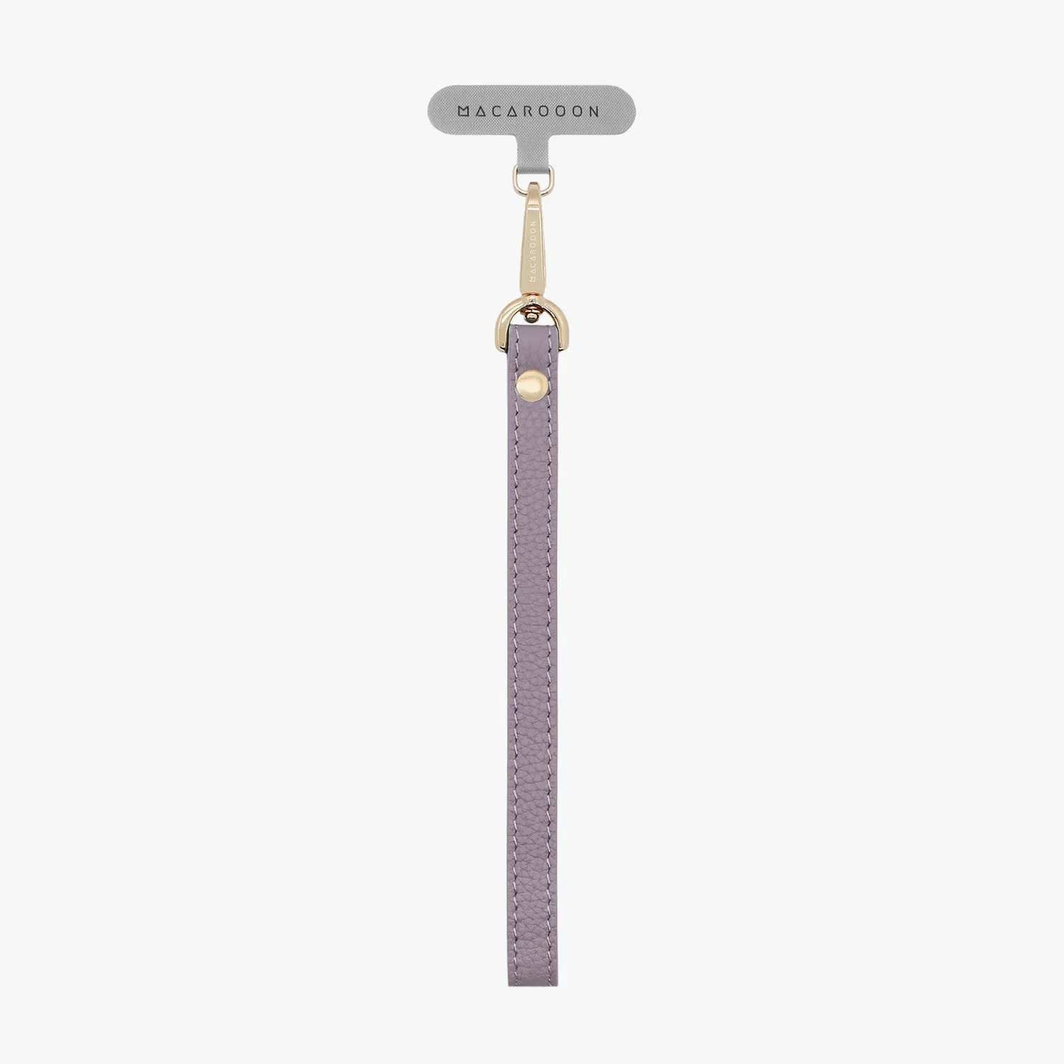 iPhone 15 Pro Max Clear Case with Wrist Leather Strap