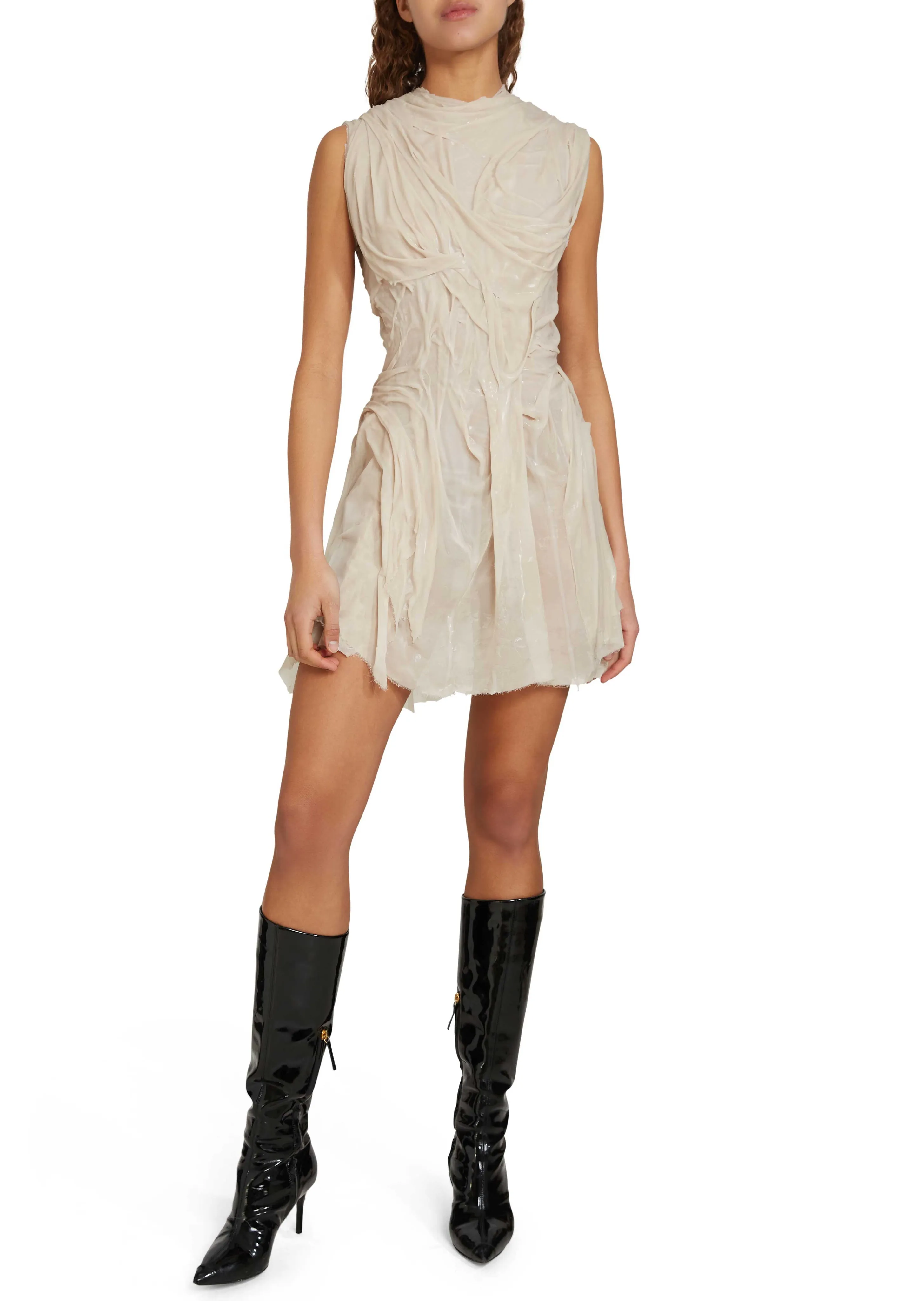Latex Skater Dress