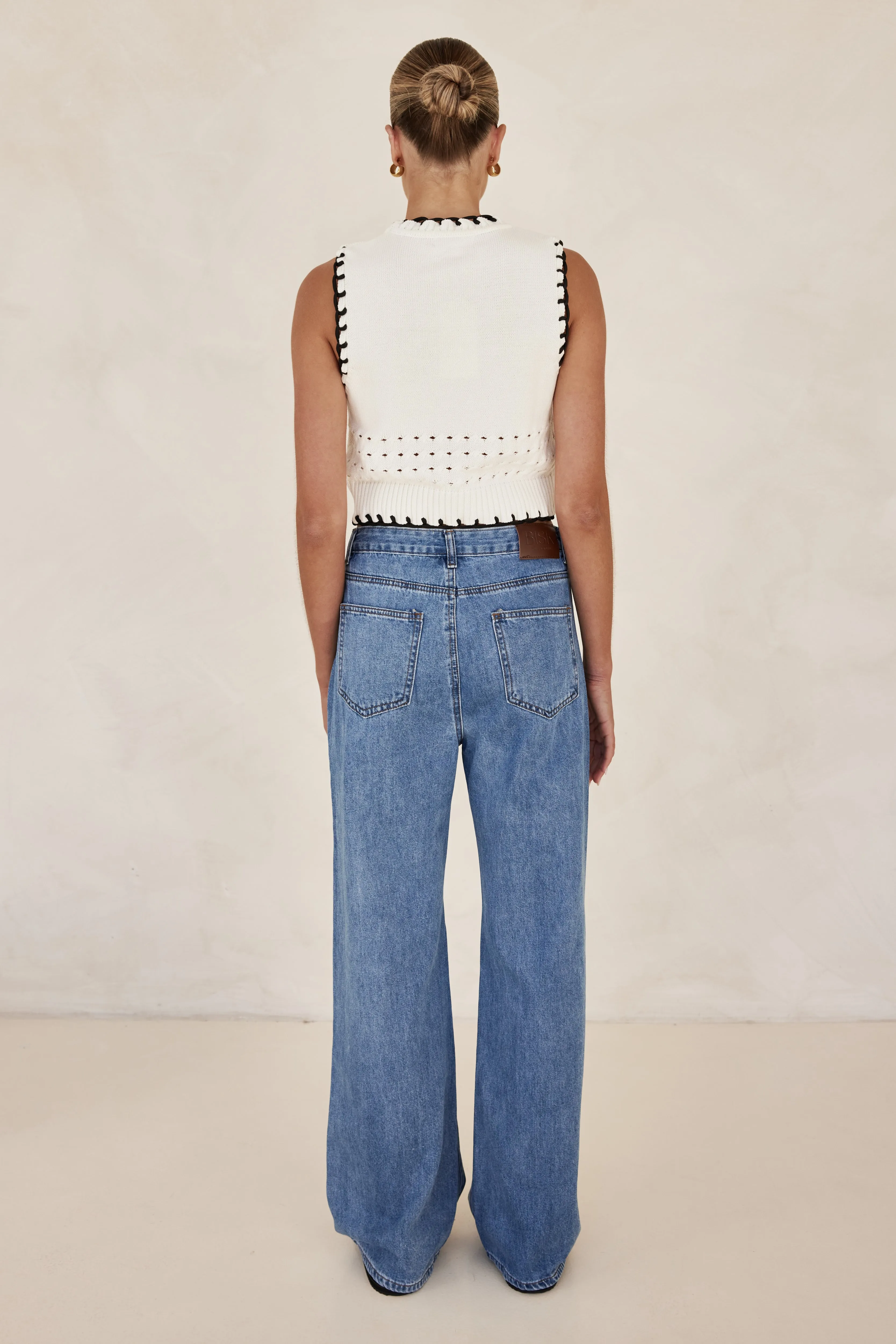 Lillie Knit Top (White)