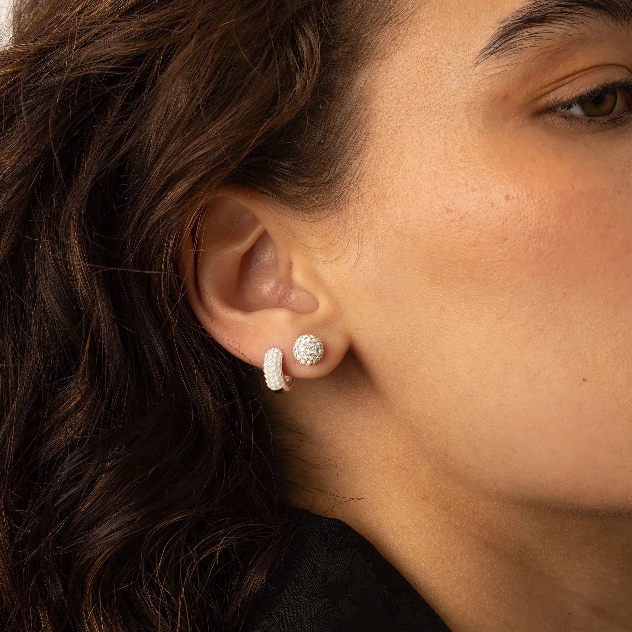 Mini Birthstone Sparkle Hoops
