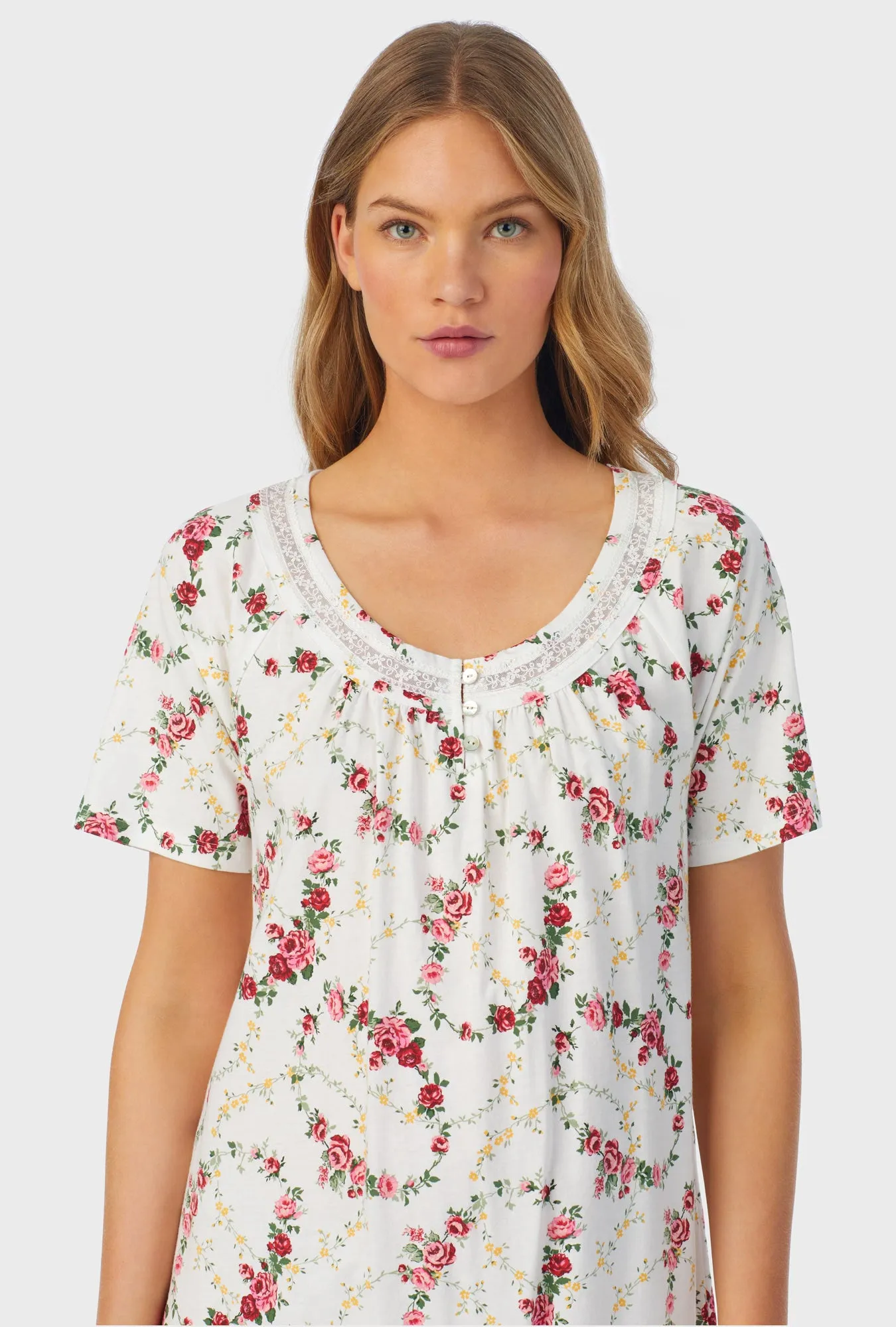 Rose Vine Short Nightshirt