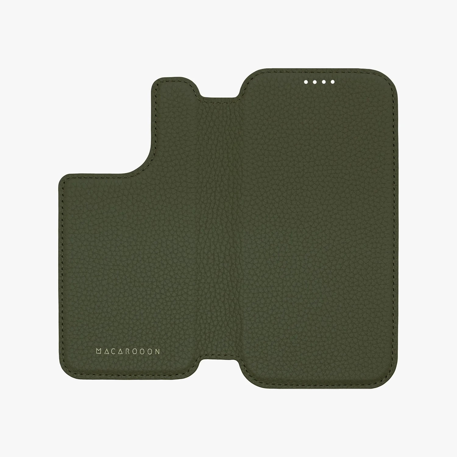 Sleek iPhone 14 Pro Max MagSafe Leather Flip Cover with Leather Case