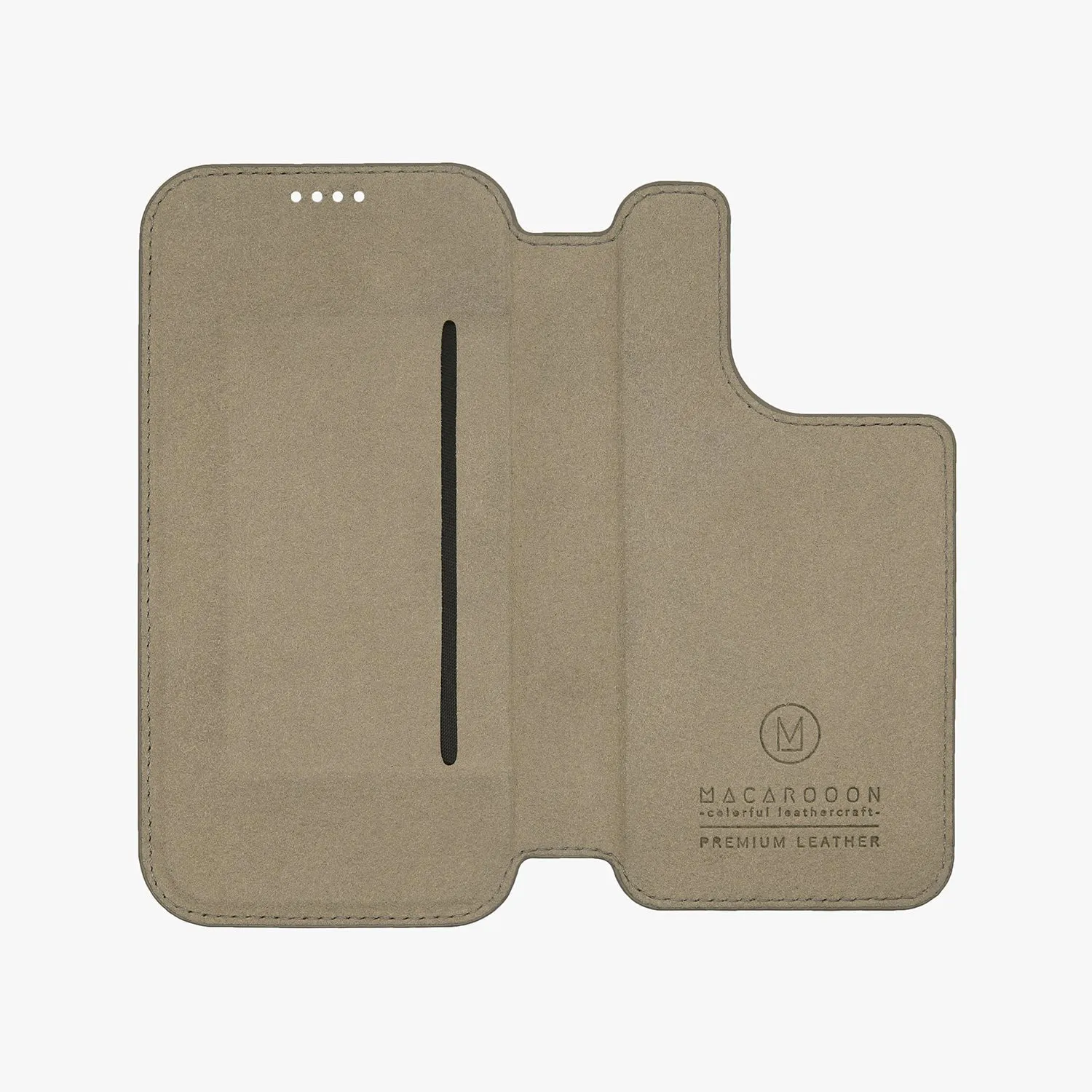 Sleek iPhone 14 Pro Max MagSafe Leather Flip Cover with Leather Case