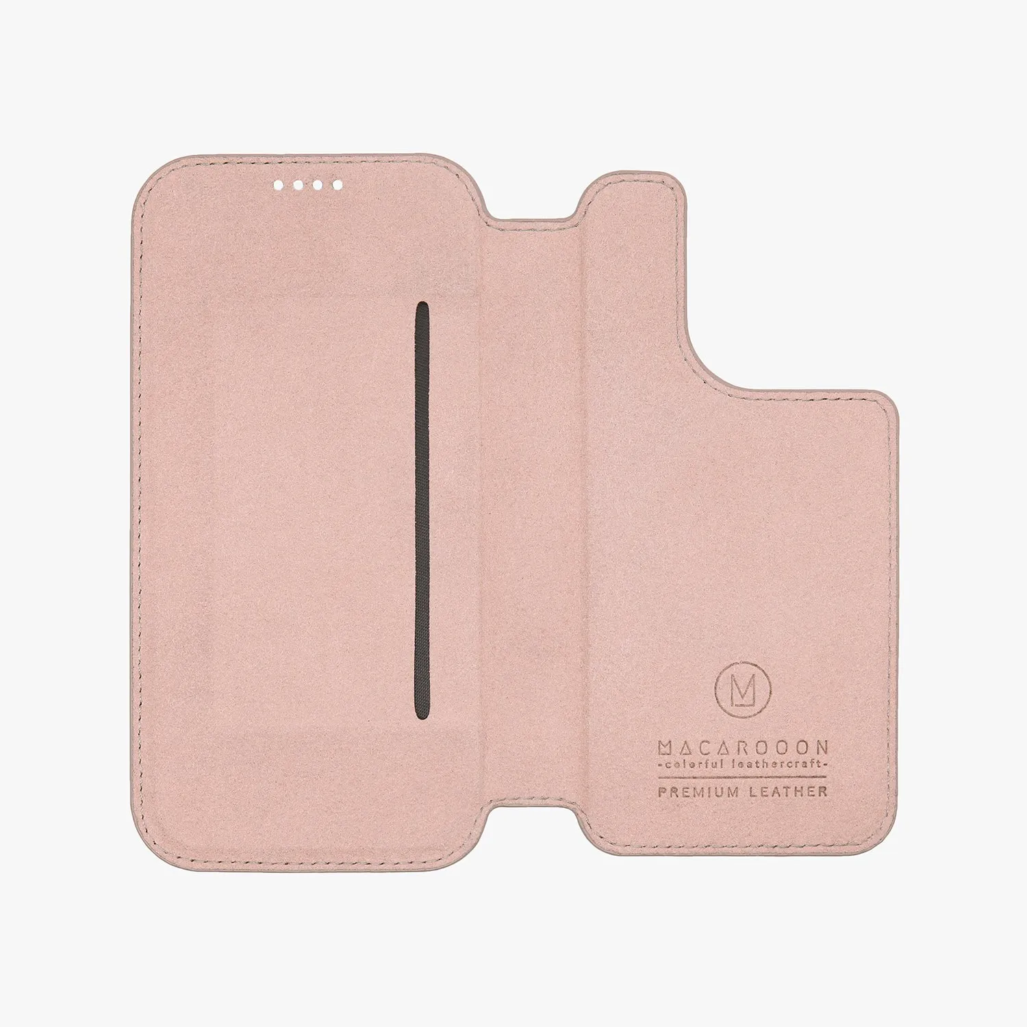 Sleek iPhone 14 Pro Max MagSafe Leather Flip Cover with Leather Case