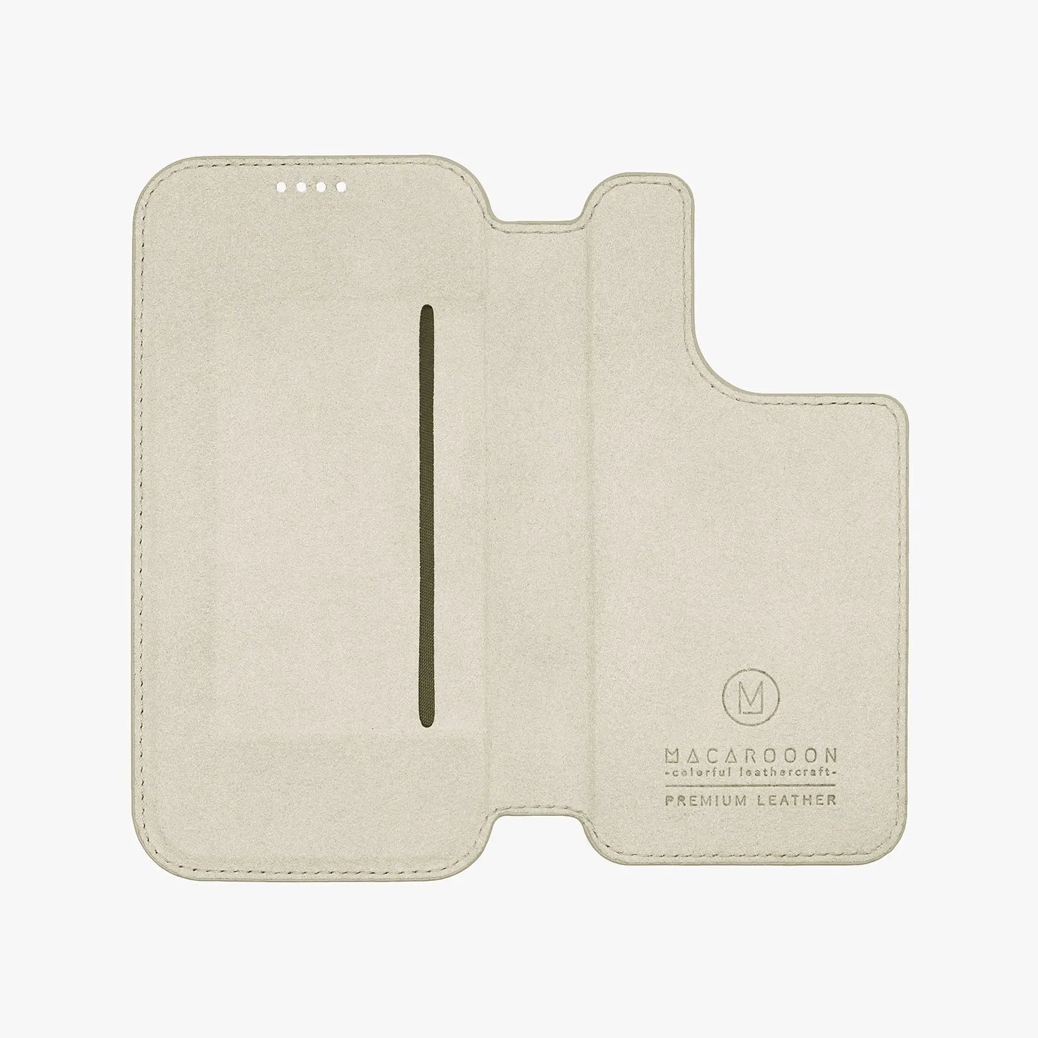 Sleek iPhone 14 Pro Max MagSafe Leather Flip Cover with Leather Case