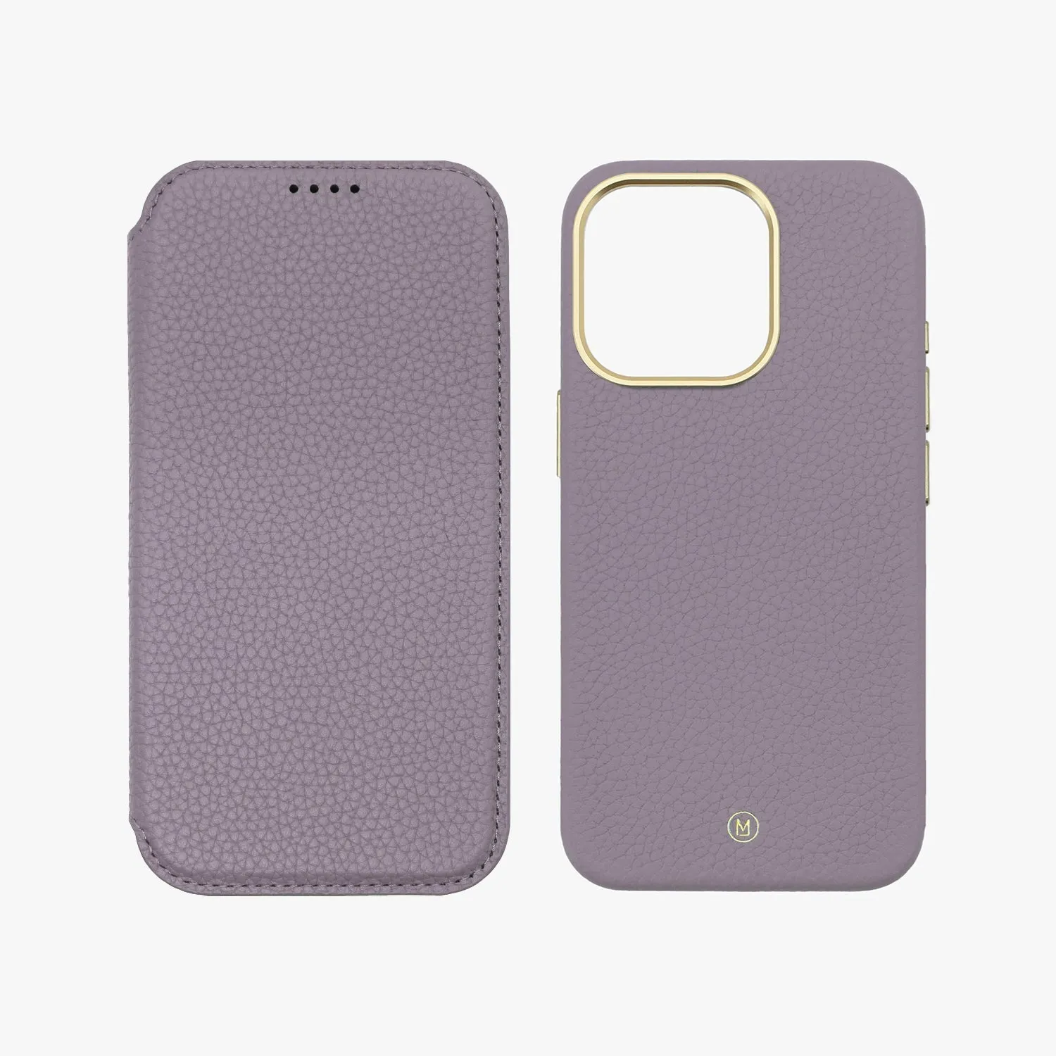 Sleek iPhone 14 Pro Max MagSafe Leather Flip Cover with Leather Case