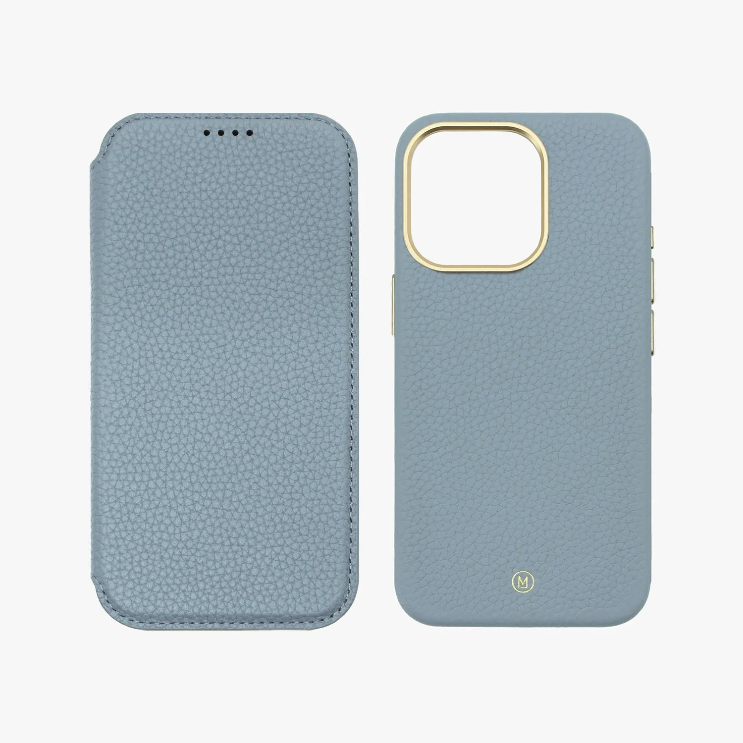 Sleek iPhone 14 Pro Max MagSafe Leather Flip Cover with Leather Case