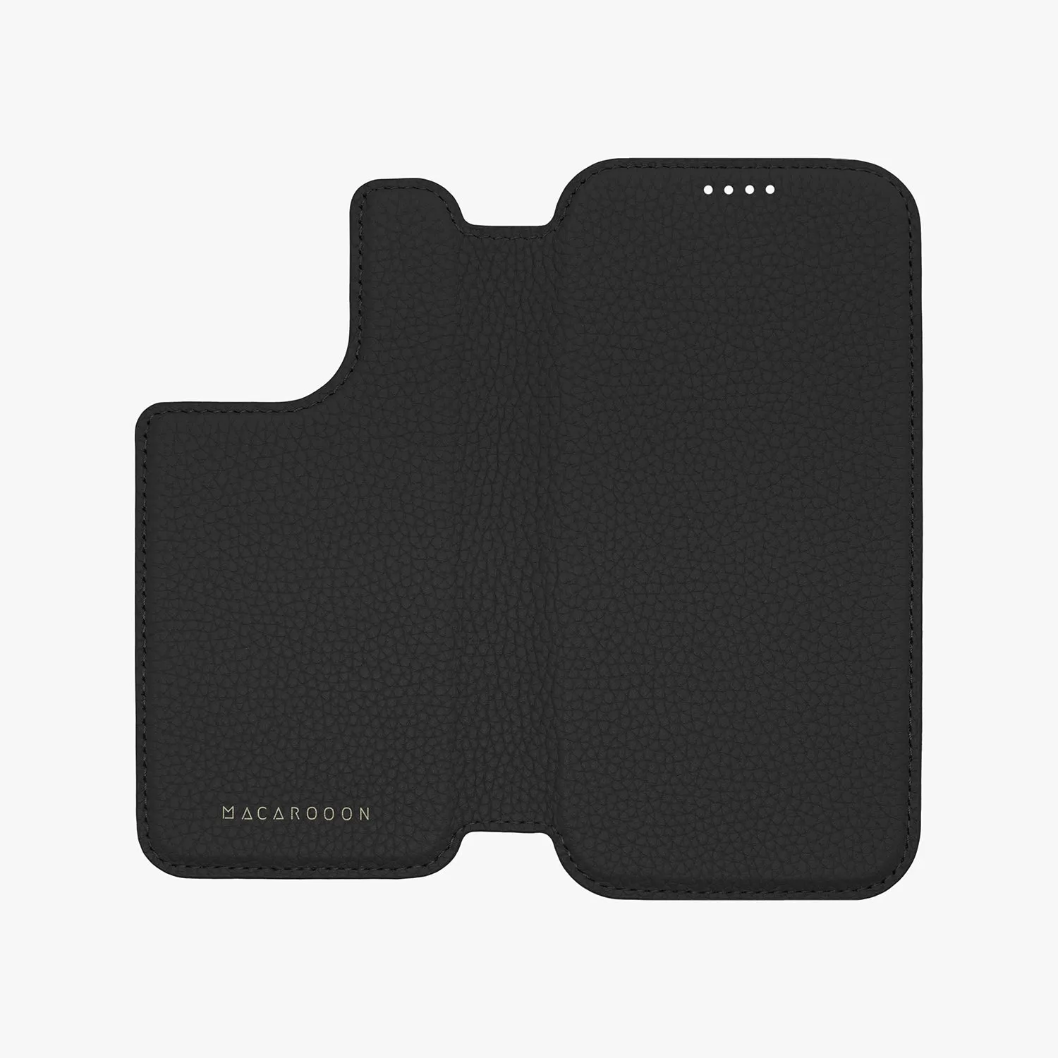 Sleek iPhone 14 Pro Max MagSafe Leather Flip Cover with Leather Case