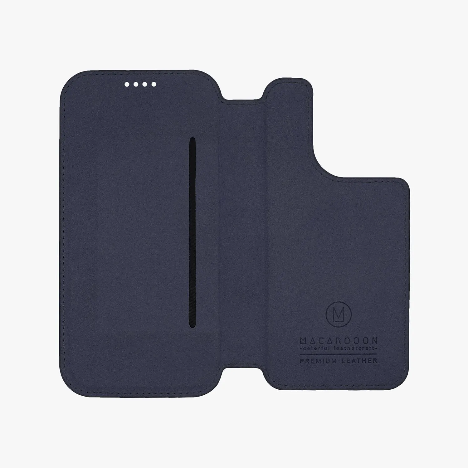 Sleek iPhone 14 Pro Max MagSafe Leather Flip Cover with Leather Case