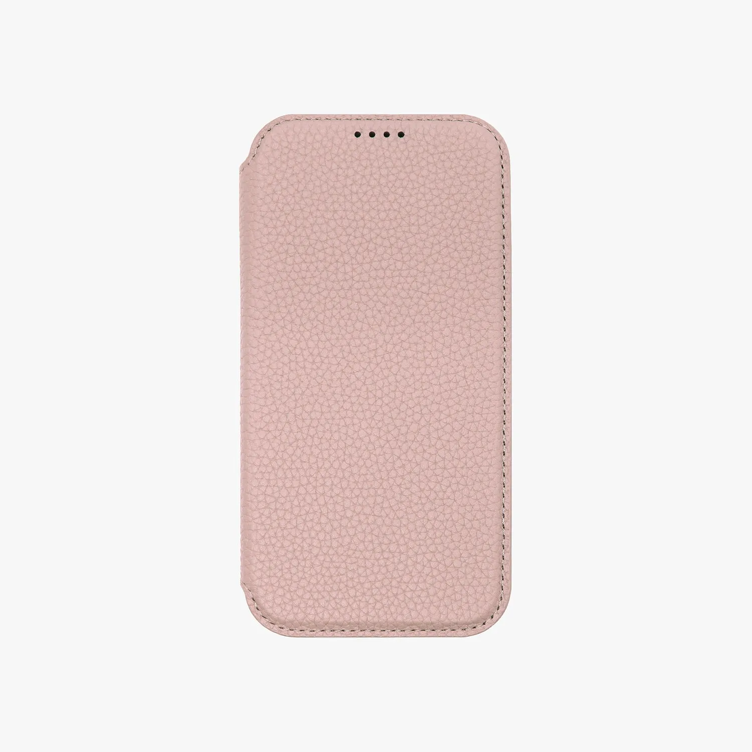 Sleek iPhone 15 Pro MagSafe Leather Flip Cover with Leather Case
