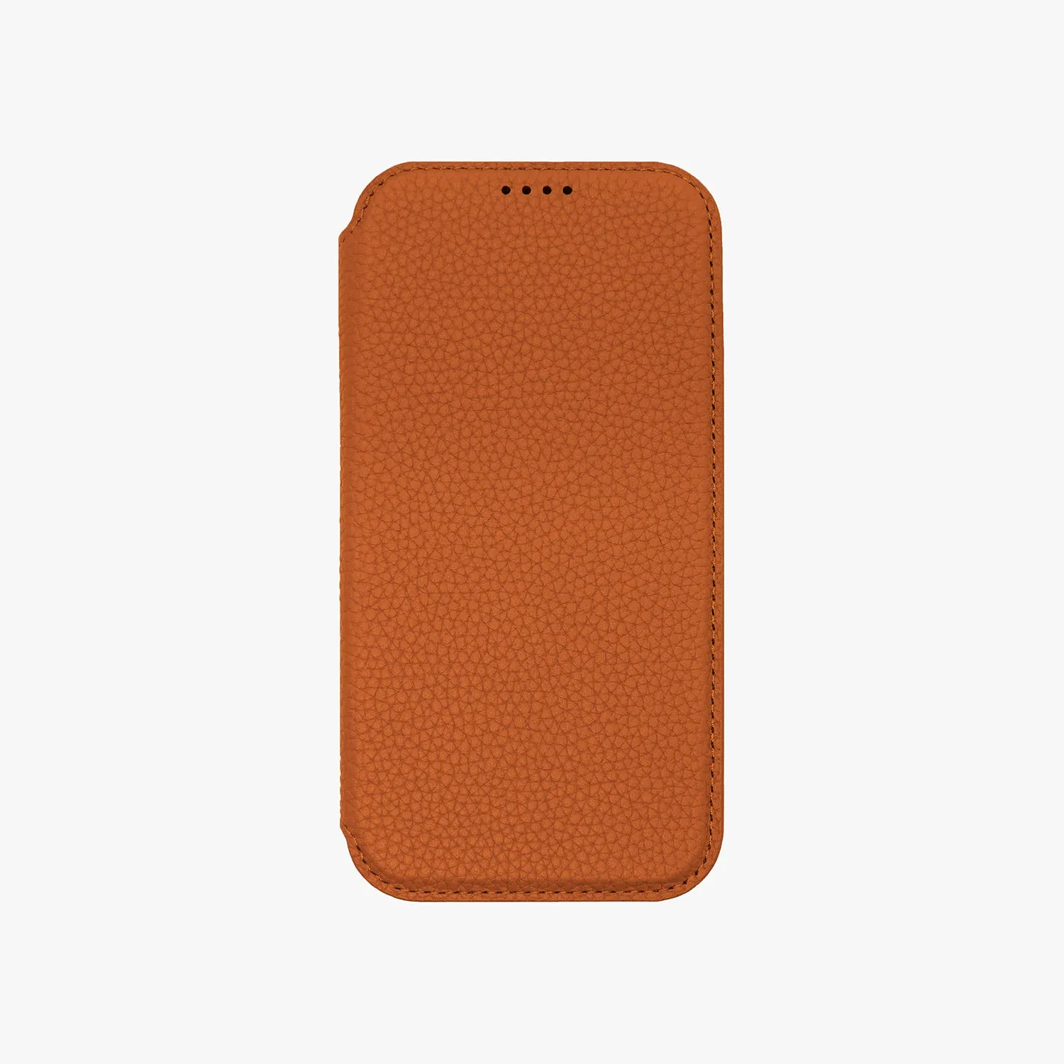 Sleek iPhone 15 Pro MagSafe Leather Flip Cover with Leather Case