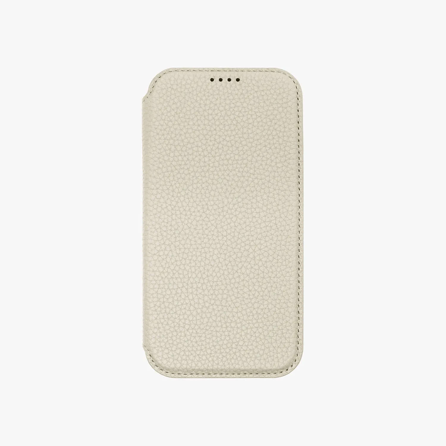 Sleek iPhone 15 Pro MagSafe Leather Flip Cover with Leather Case