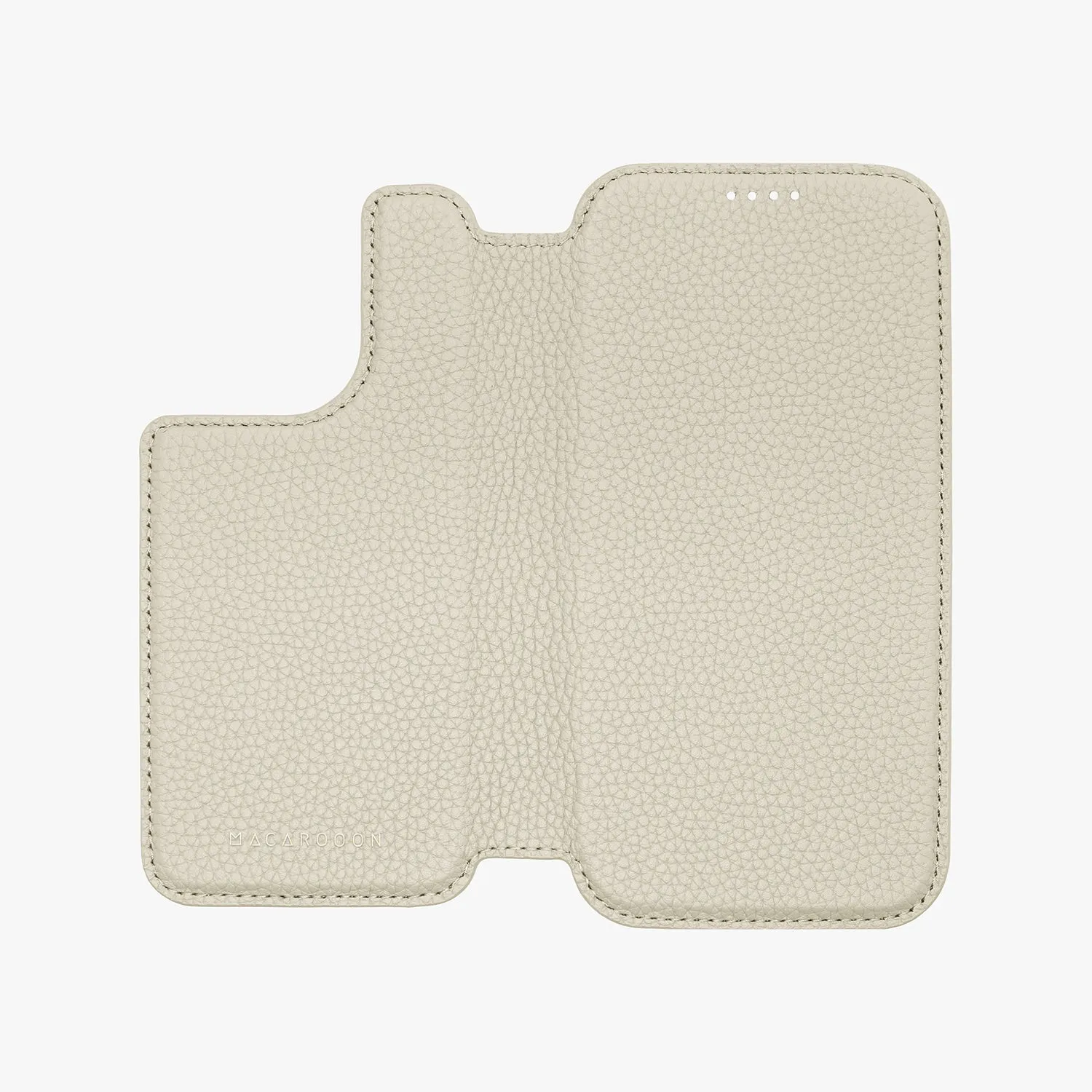 Sleek iPhone 15 Pro MagSafe Leather Flip Cover with Leather Case