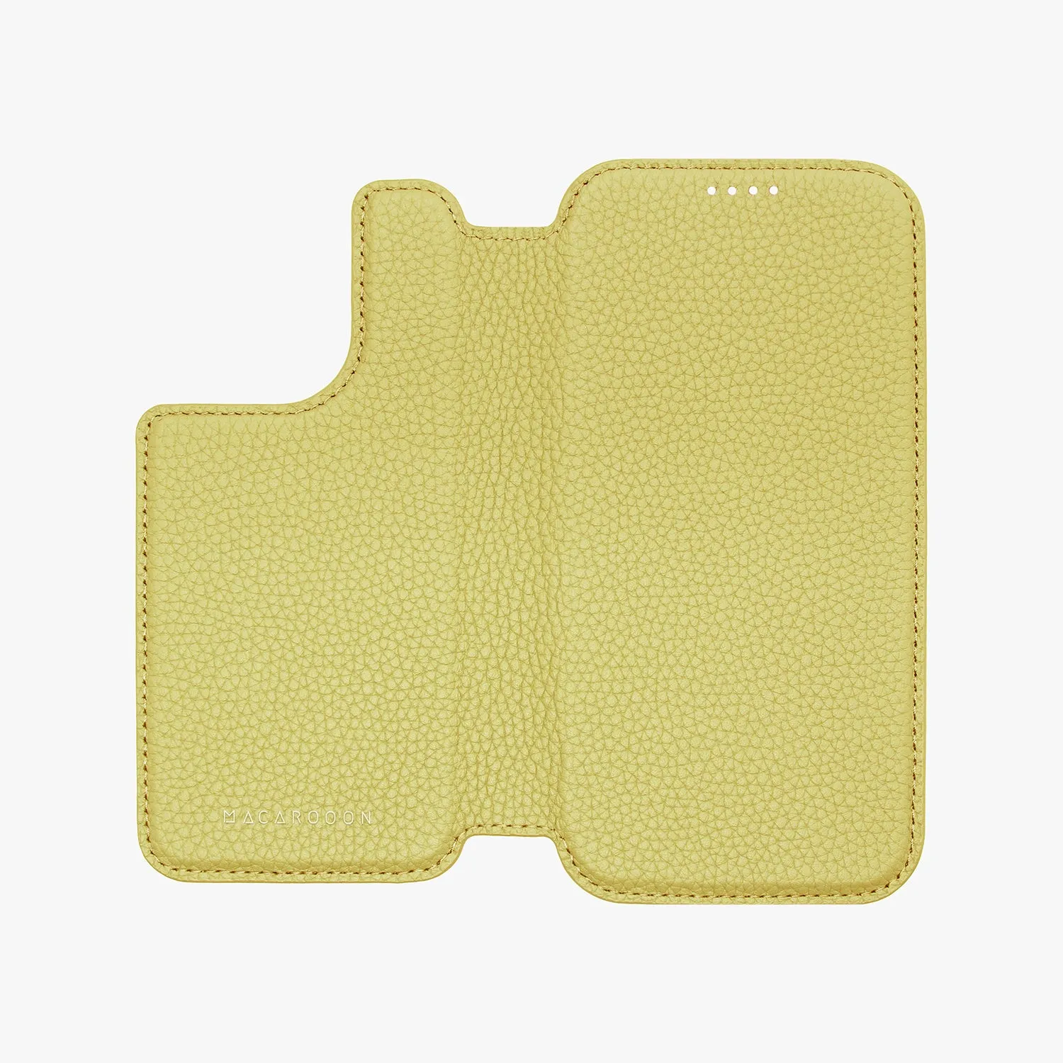 Sleek iPhone 15 Pro MagSafe Leather Flip Cover with Leather Case