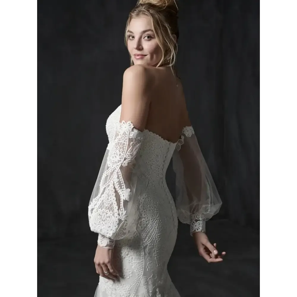 Sottero and Midgley Ezra Detachable Sleeves
