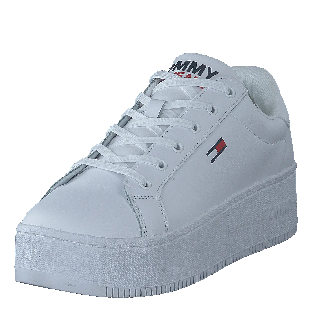 Tommy Jeans Flatform Essential White
