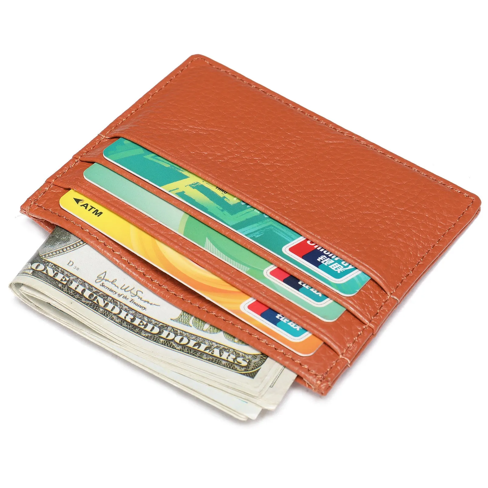 Top-Grain Leather Card Holder