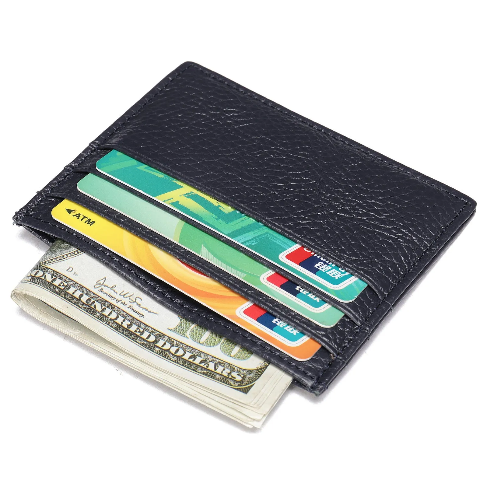 Top-Grain Leather Card Holder