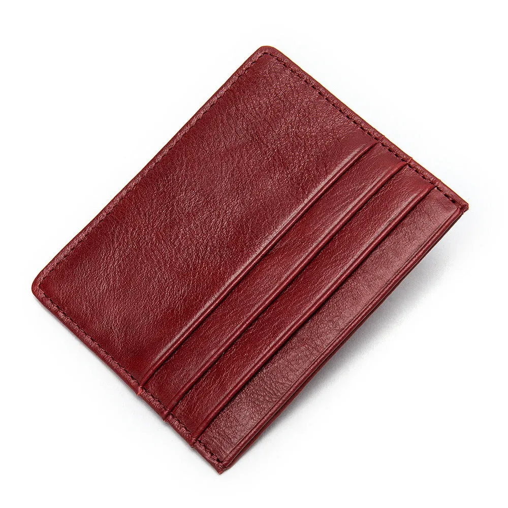 Top-Grain Leather Card Holder
